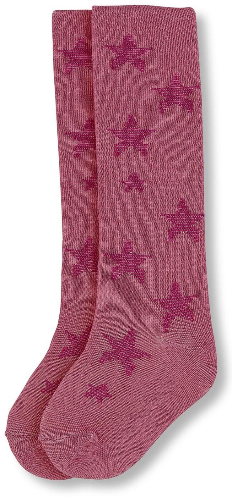 Colanți din bumbac pentru copii  Sterntaler - Cu steluțe, 80 cm, 8-9 luni, roz