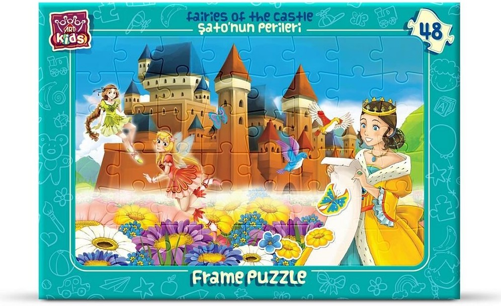 Puzzle pentru copii Art Puzzle din 48 de piese - Zânele castelului