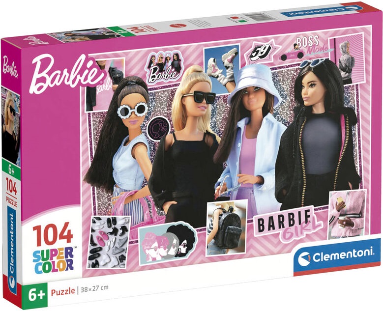 Puzzle pentru copii  Clementoni din 104 piese - Barbie (opțiunea 3)