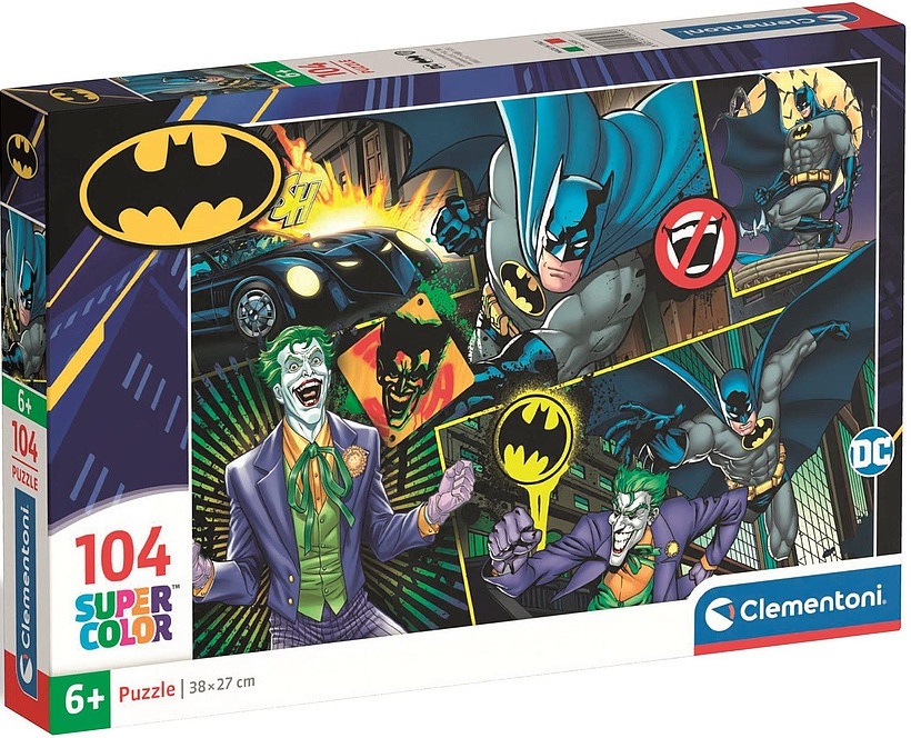 Puzzle pentru copii Clementoni din 104 piese - Batman