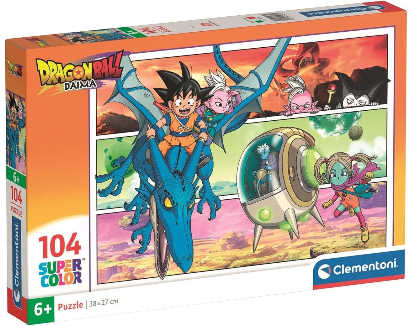 Puzzle pentru copii Clementoni, 104 piese – Dragon Ball Daima, varianta 1