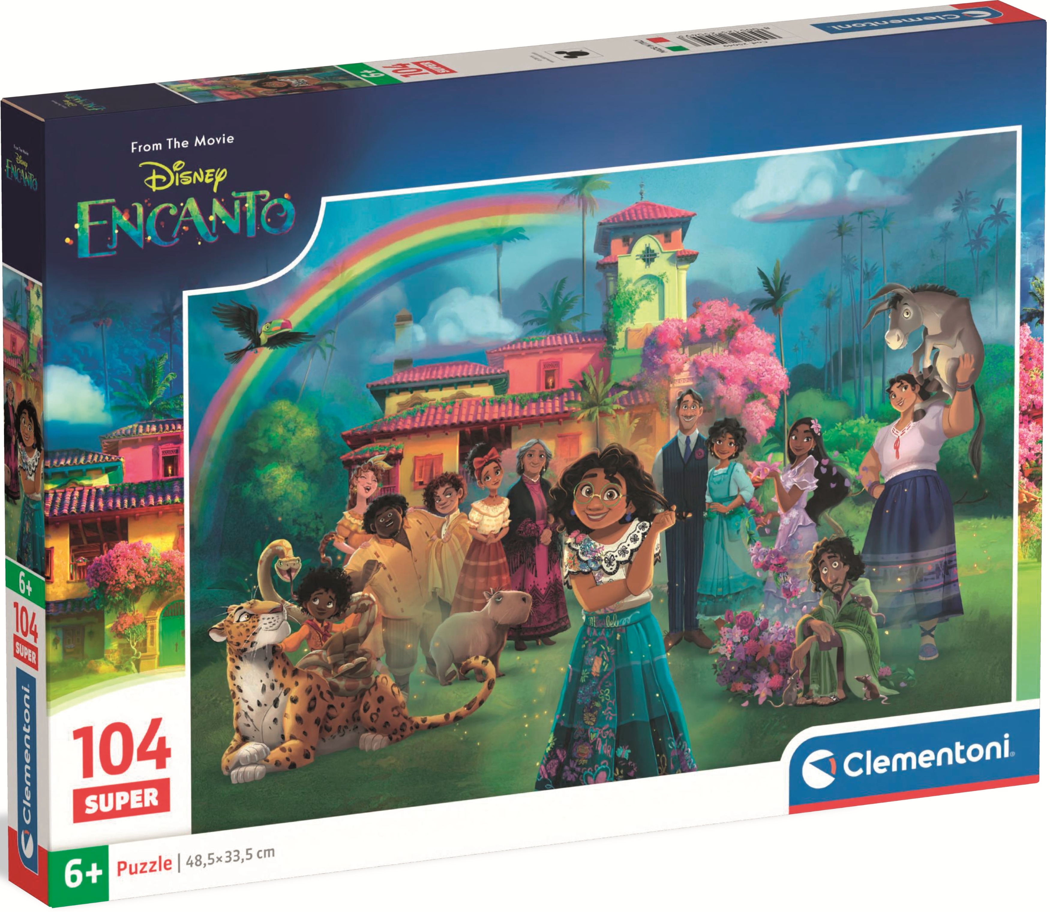 Puzzle pentru copii Clementoni din 104 piese - Encanto