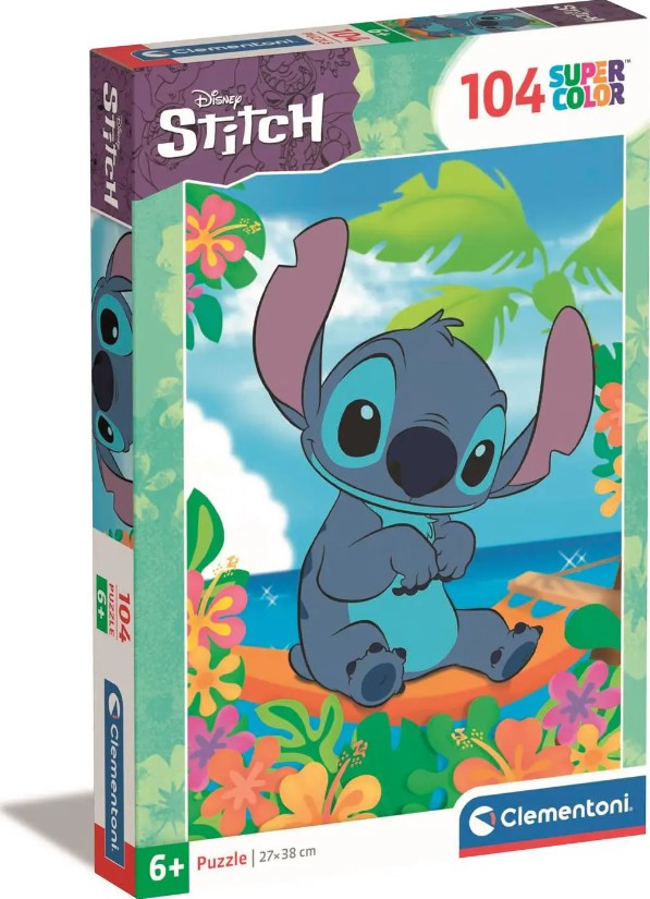 Puzzle pentru copii Clementoni din 104 piese - Stitch
