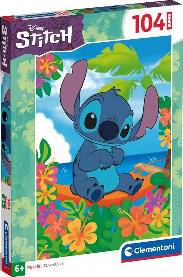 Puzzle pentru copii Clementoni din 104 piese - Stitch (varianta 3)