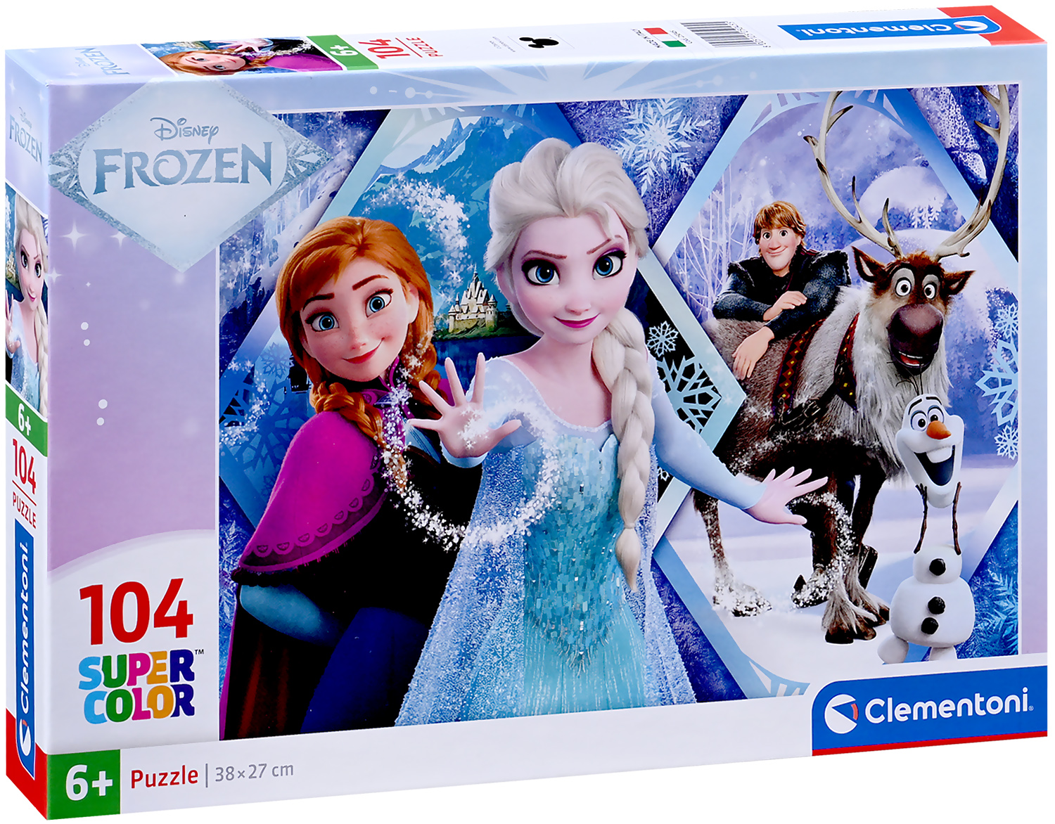 Puzzle Clementoni pentru copii cu 104 piese - Frozen