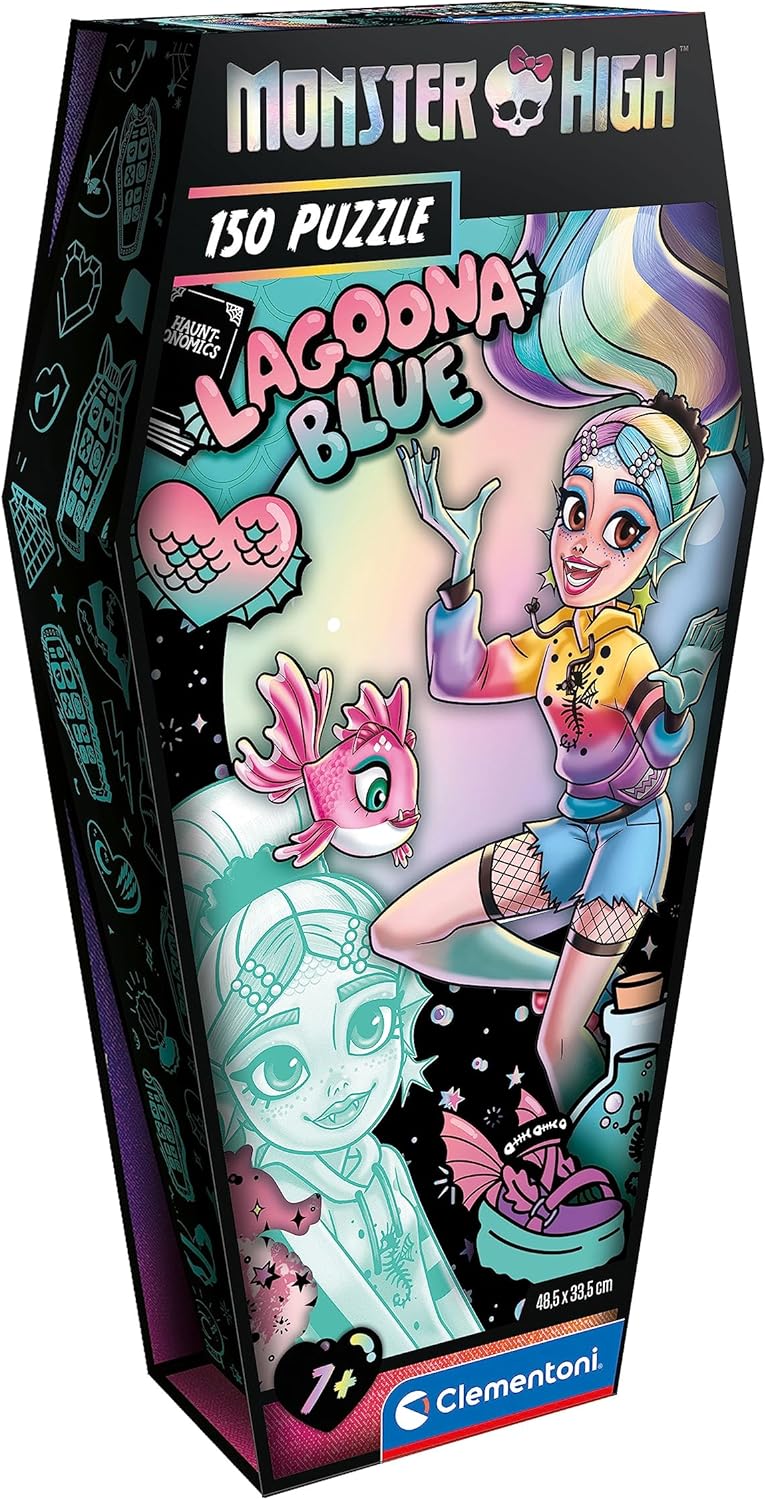 Puzzle pentru copii Clementoni din 150 piese - Monster High, Laguna Blue