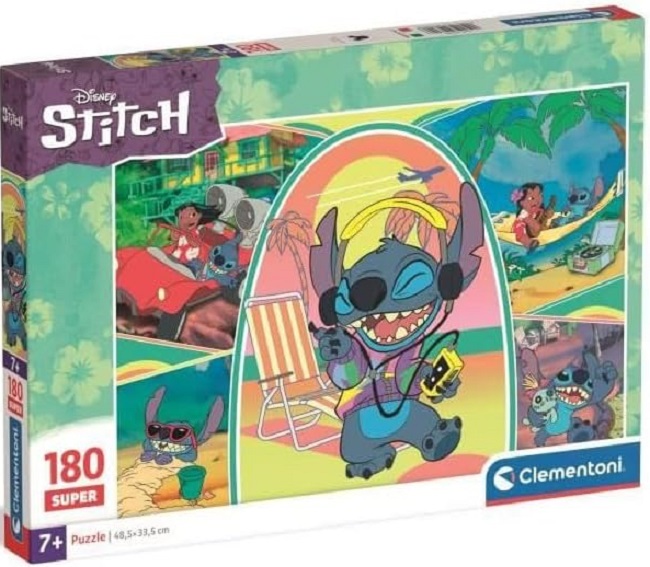 Puzzle pentru copii Clementoni din 180 piese - Stitch