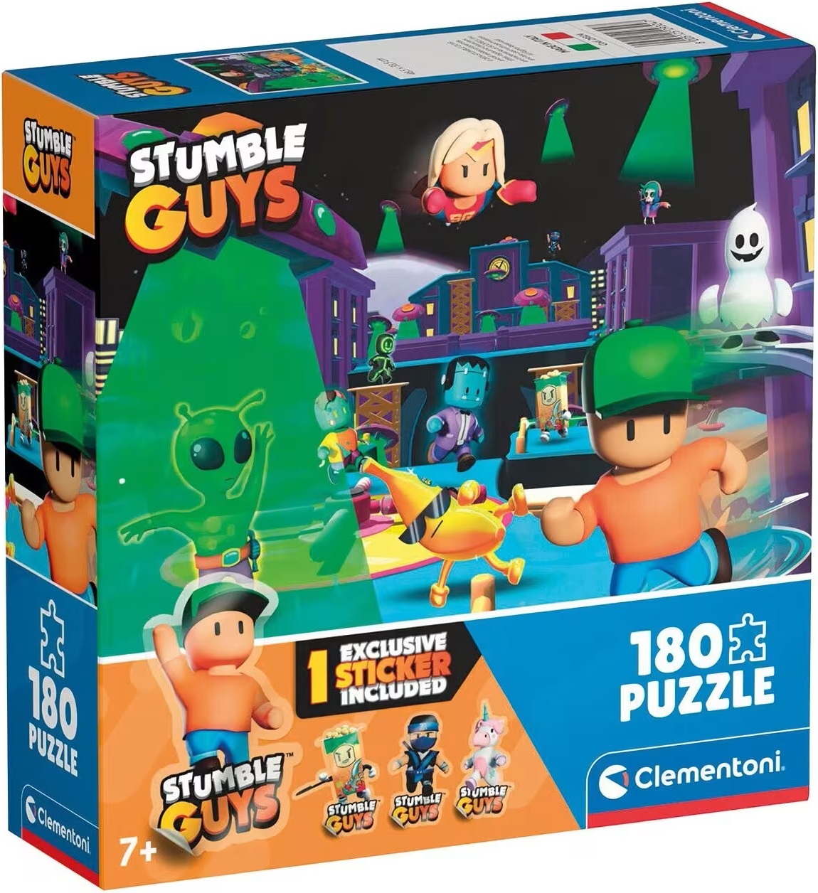 Puzzle pentru copii Clementoni din 180 de piese – Stumble Guys (varianta 3)