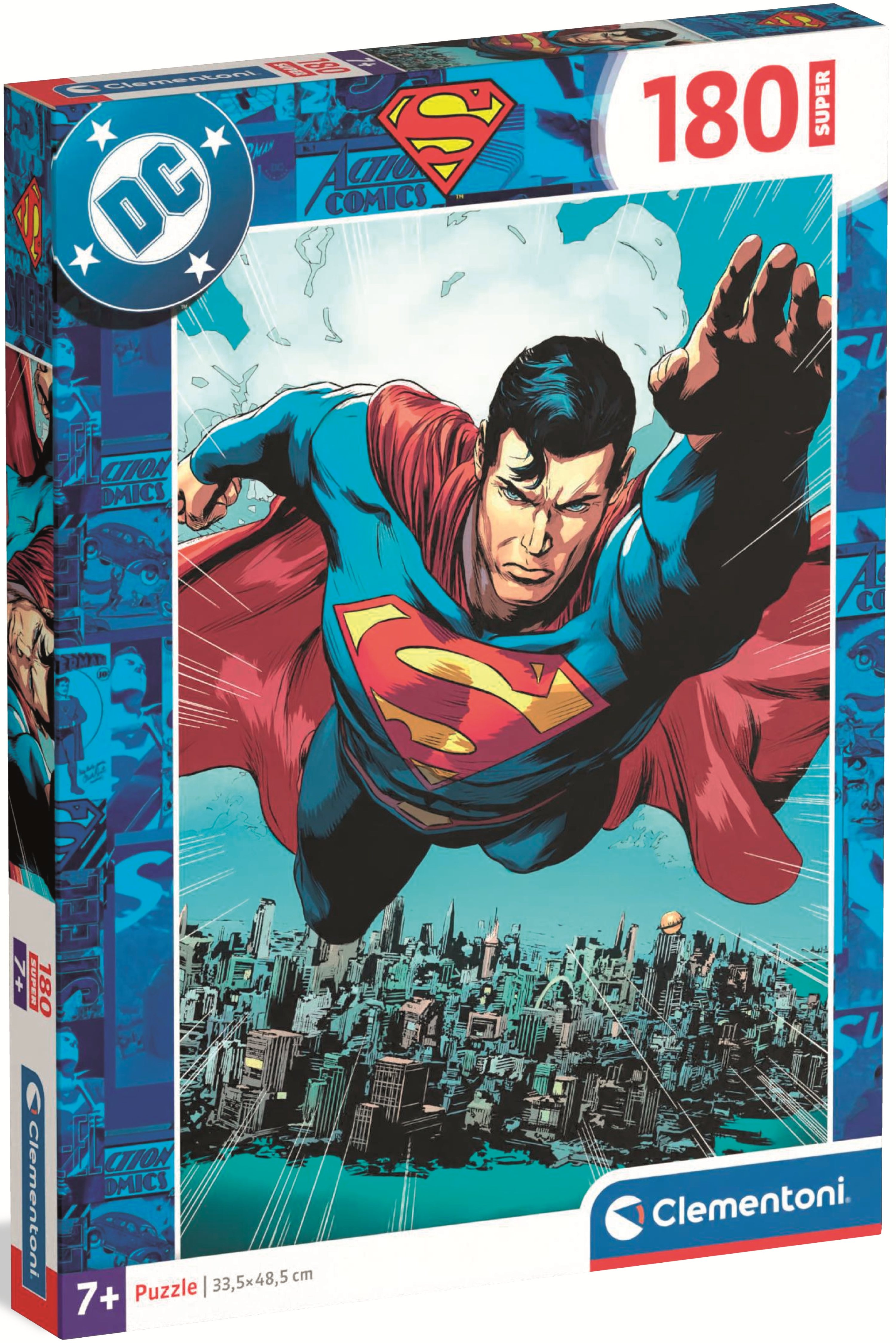 Puzzle pentru copii Clementoni din 180 piese - Superman