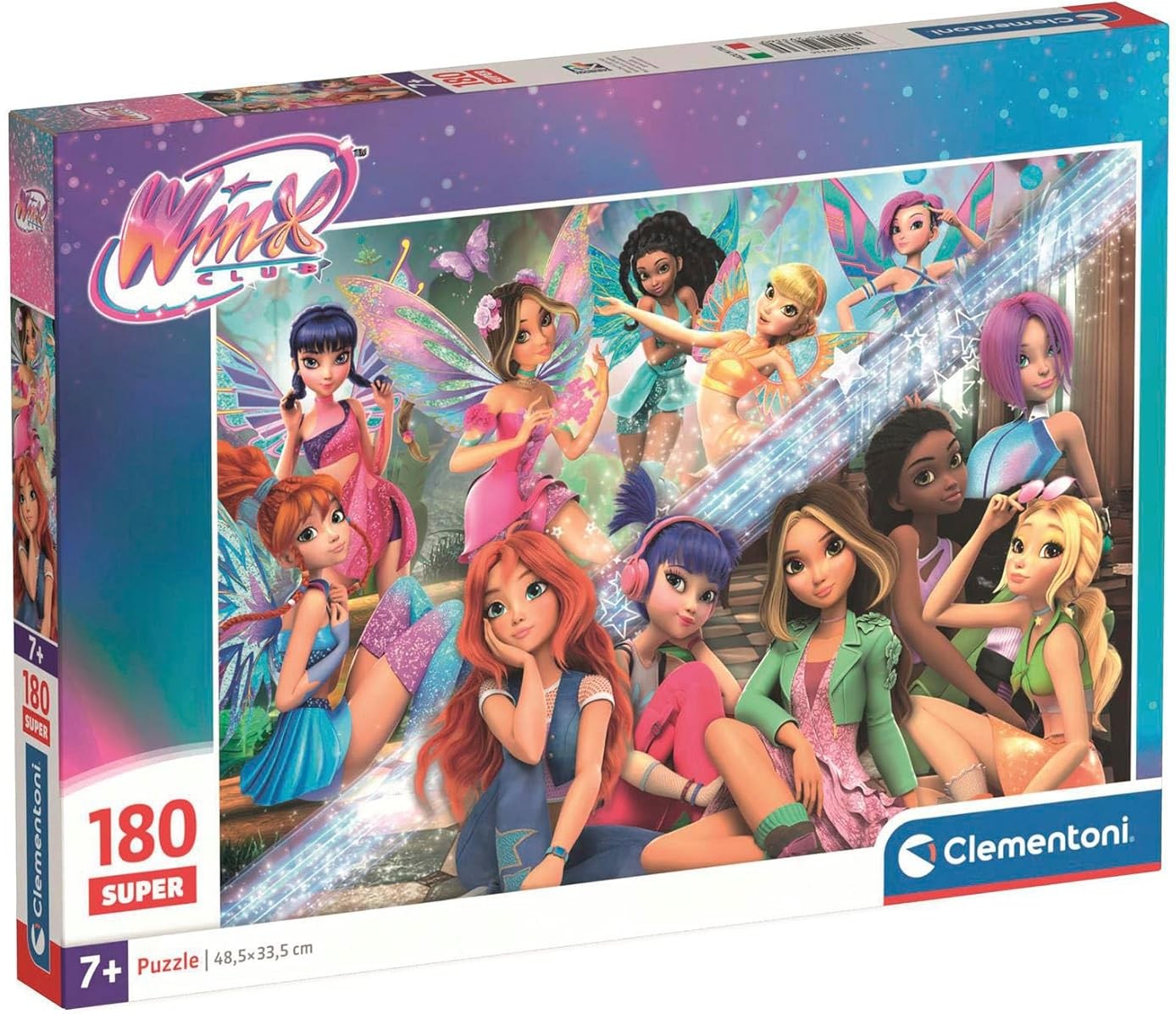 Puzzle pentru copii Clementoni din 180 piese- Clubul Winx