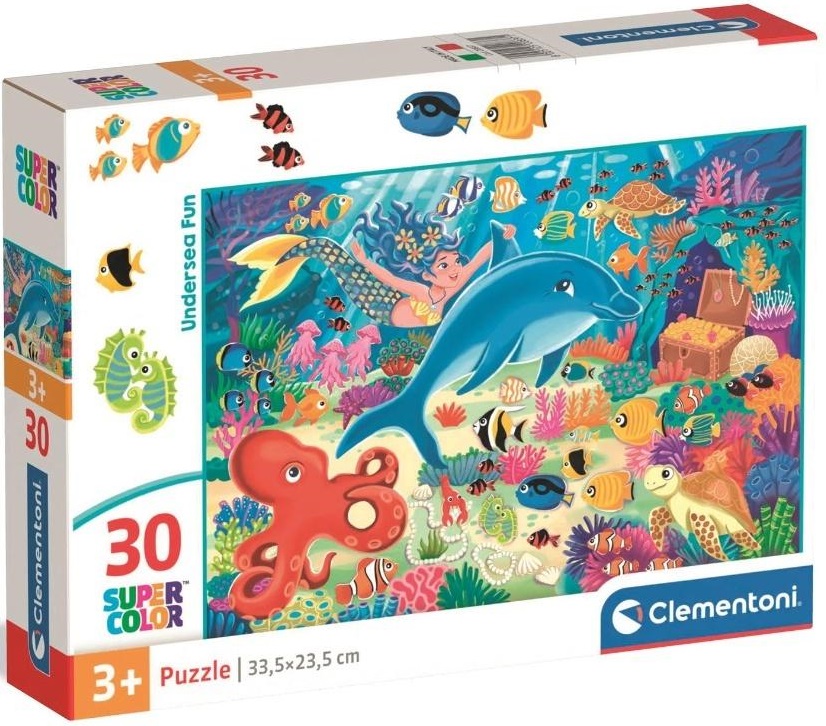 Puzzle pentru copii Clementoni din 30 piese - Distracție subacvatică