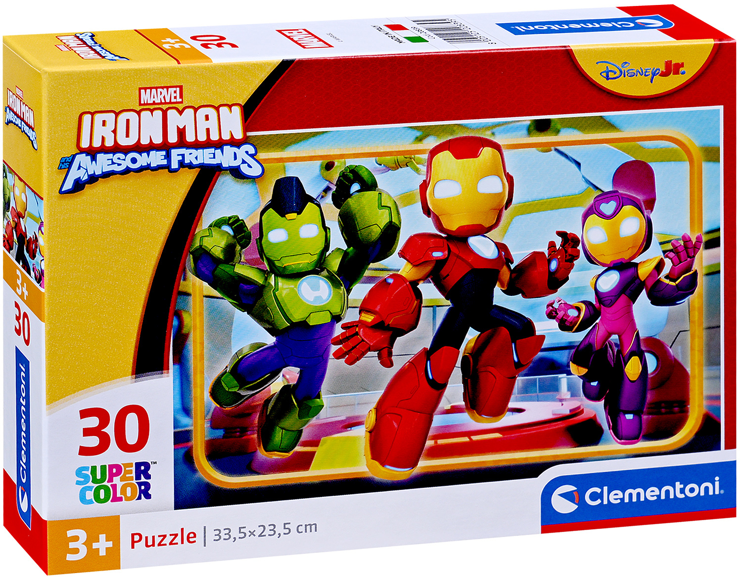 Puzzle pentru copii Clementoni din 30 piese - Iron Man și prietenii săi incredibili