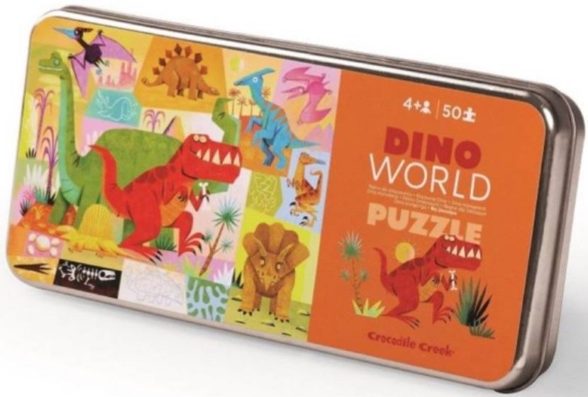 Puzzle Crocodile Creek din 50 de piese - Dinozauri