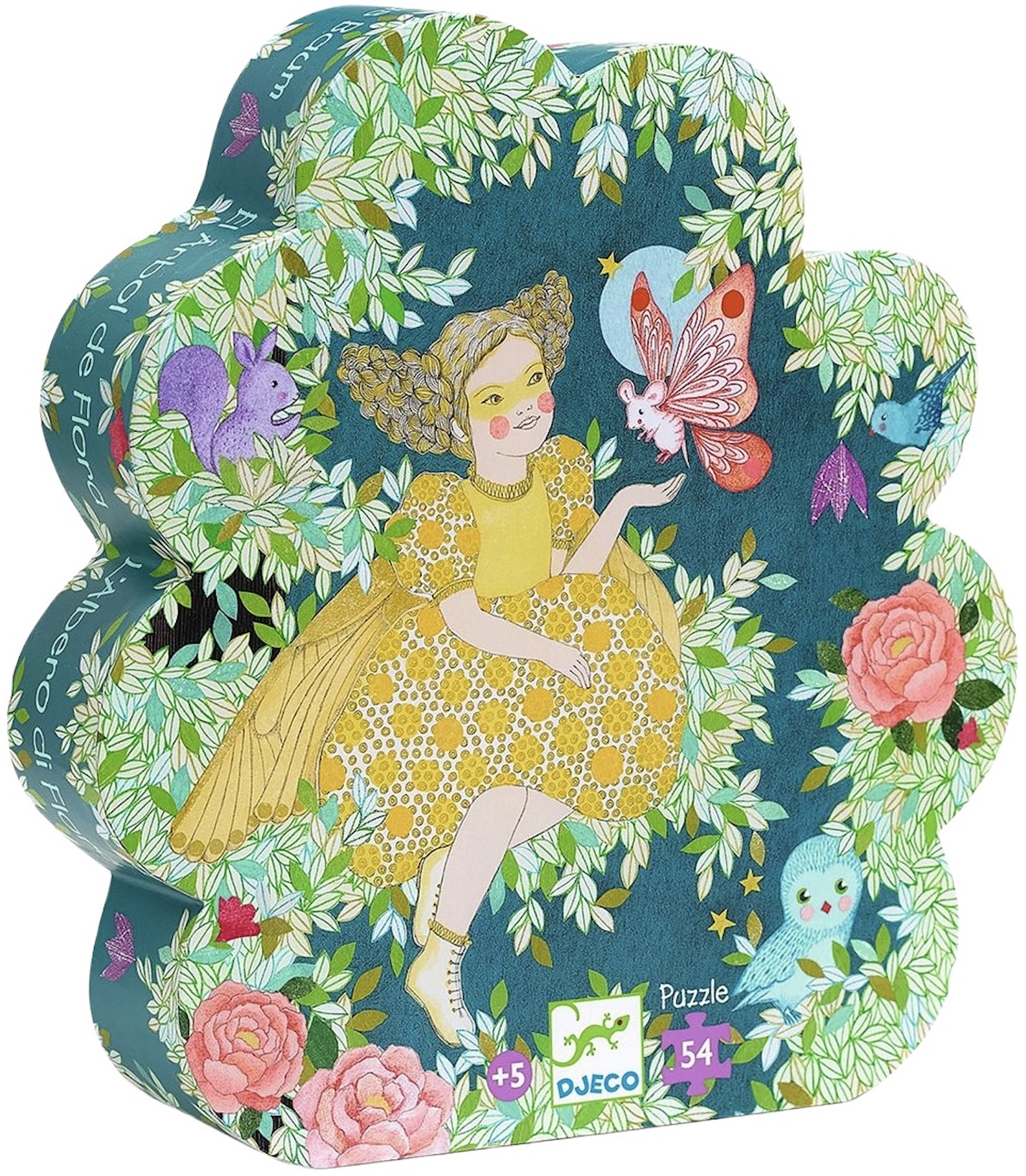 Puzzle pentru copii Djeco - Copacul Florei, 54 piese