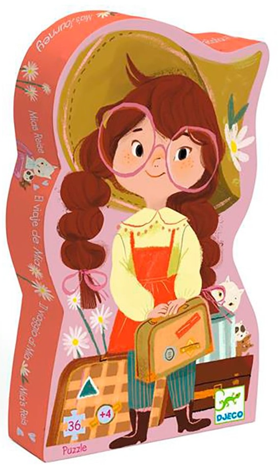 Puzzle pentru copii Djeco cu 36 de piese - Călătoria Miei