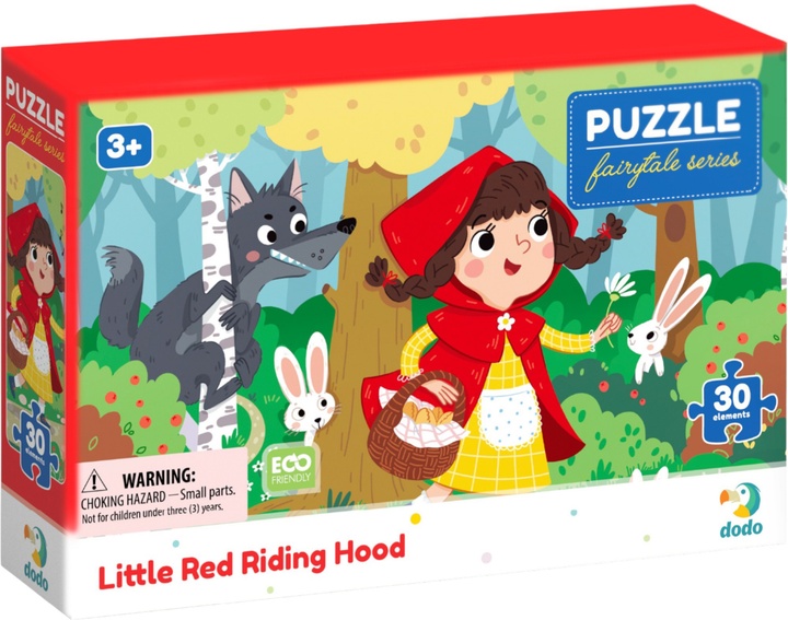 Puzzle pentru copii  DoDo din 30 piese - Scufița Roșie