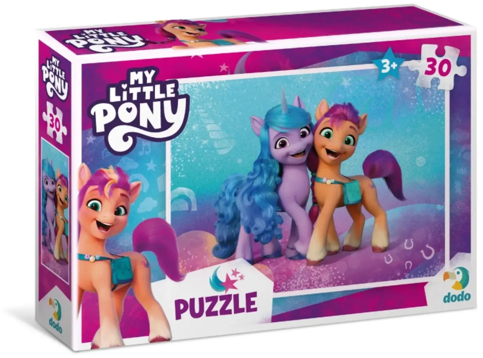 Puzzle pentru copii  DoDo din 30 piese - Micul meu ponei: Izzy și Sunny