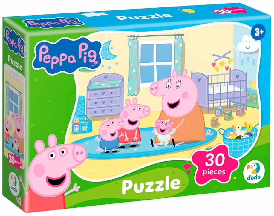 Puzzle pentru copii DoDo 30 de piese - Purcelușa Peppa