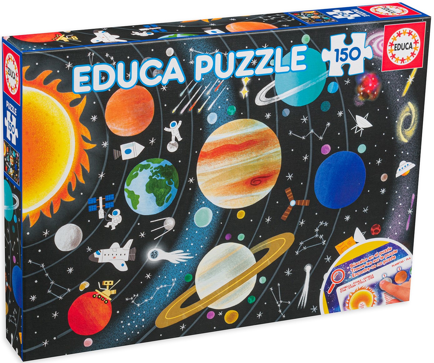 Puzzle pentru copii Educa din 150 de piese - Sistemul solar