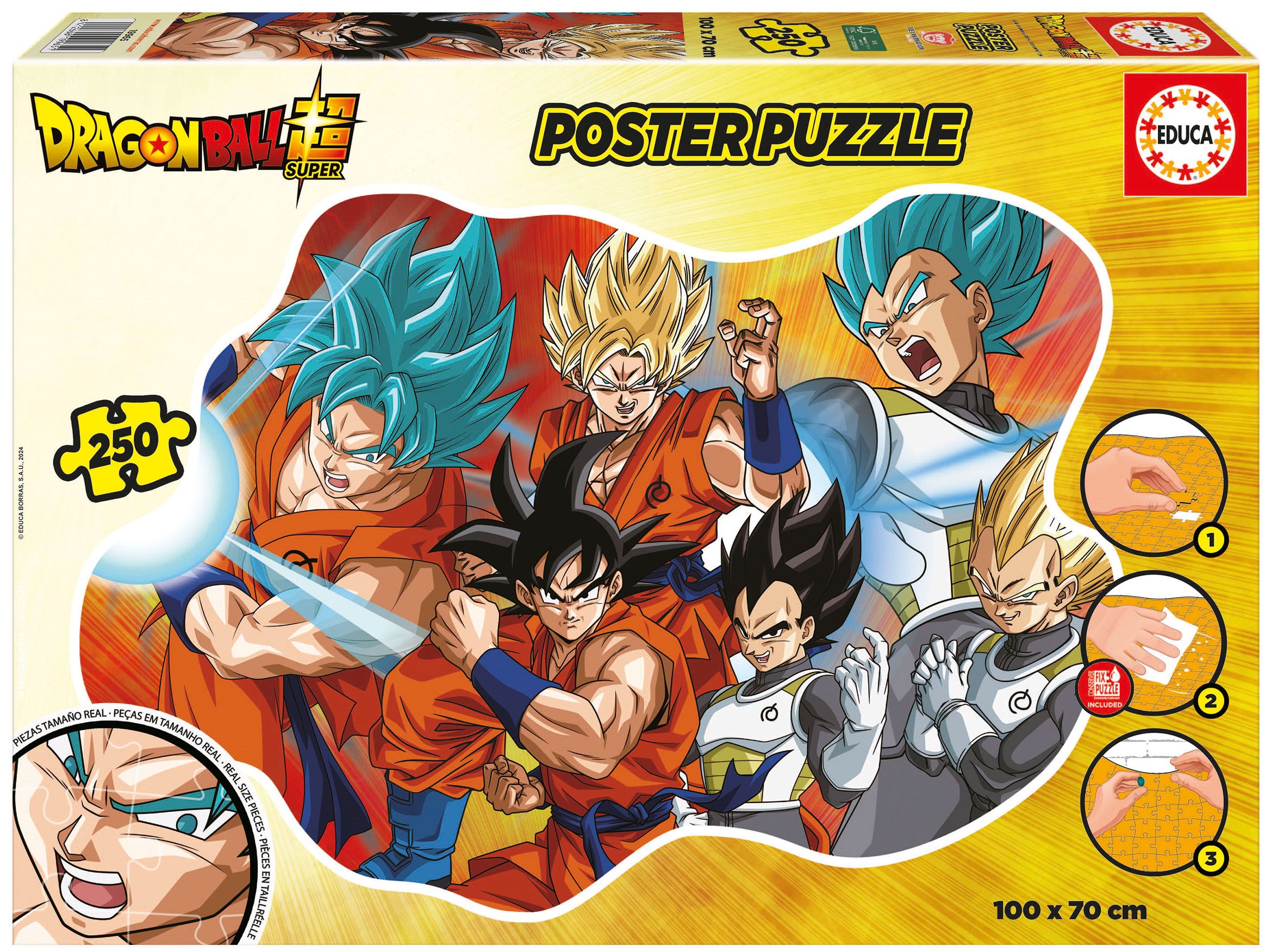 Puzzle pentru copii Educa din 250 de piese - Dragon Ball