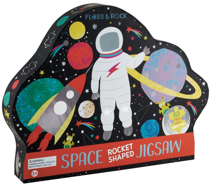 Puzzle pentru copii Floss and Rock - Cosmos, 80 piese