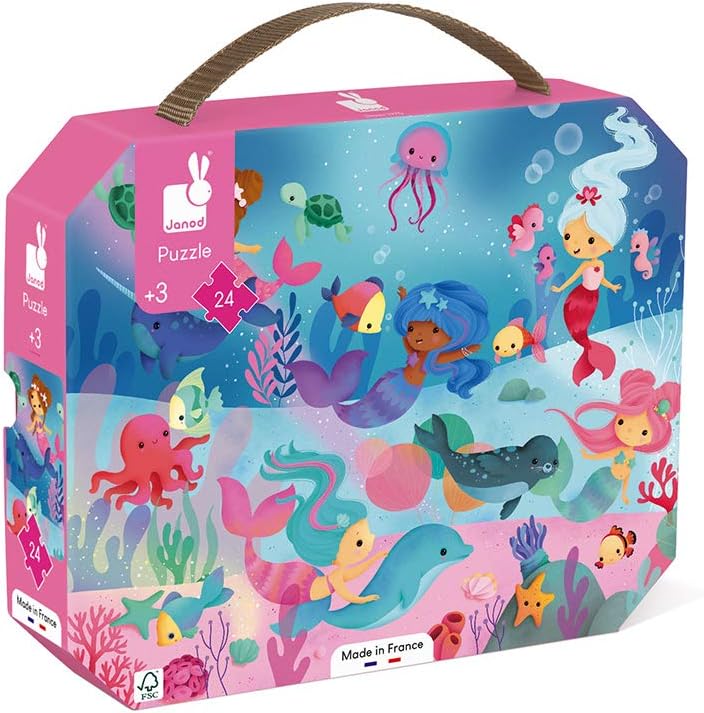 Puzzle pentru copii Janod din 24 piese - Sirene