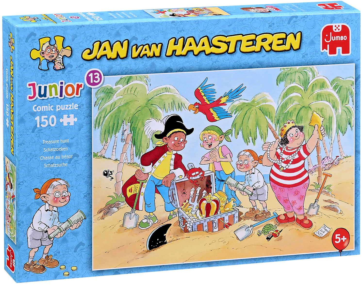 Puzzle pentru copii Jumbo din 150 de piese - Vânătoarea de comori