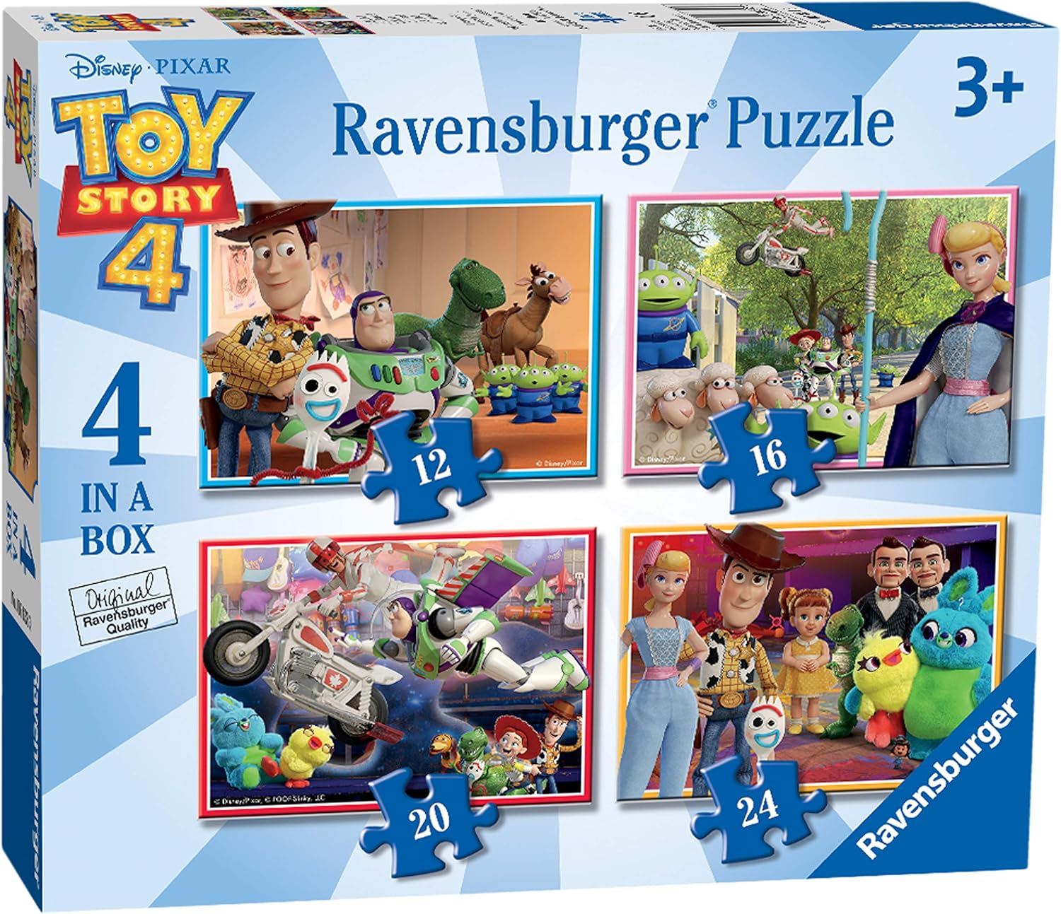 Puzzle pentru copii Ravensburger 4 in 1 - Toy Story 4
