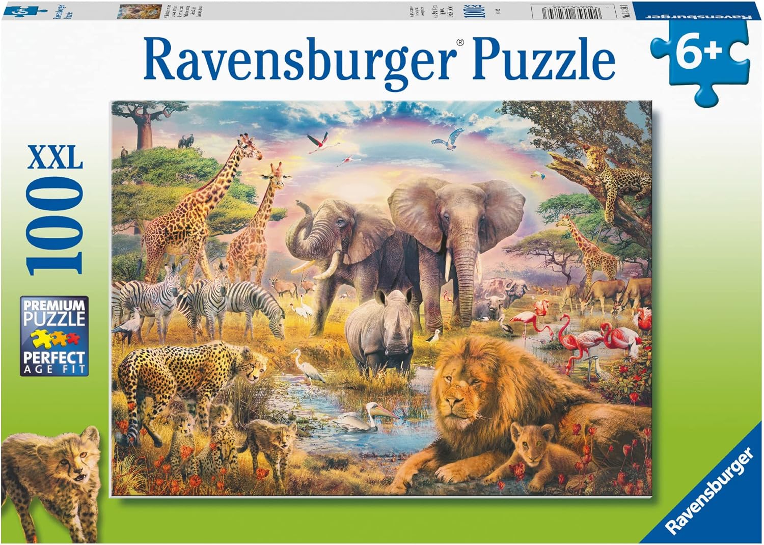 Puzzle Ravensburger din 100 XXL piese - Safari african