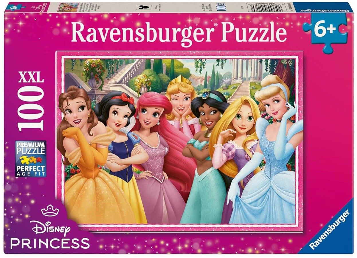 Puzzle Ravensburger din 100 XXL piese - Prințese Disney