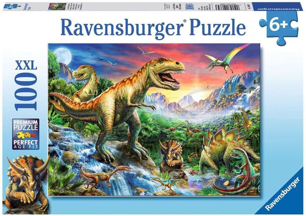 Puzzle Ravensburger din 100 XXL piese - Epoca dinozaurilor