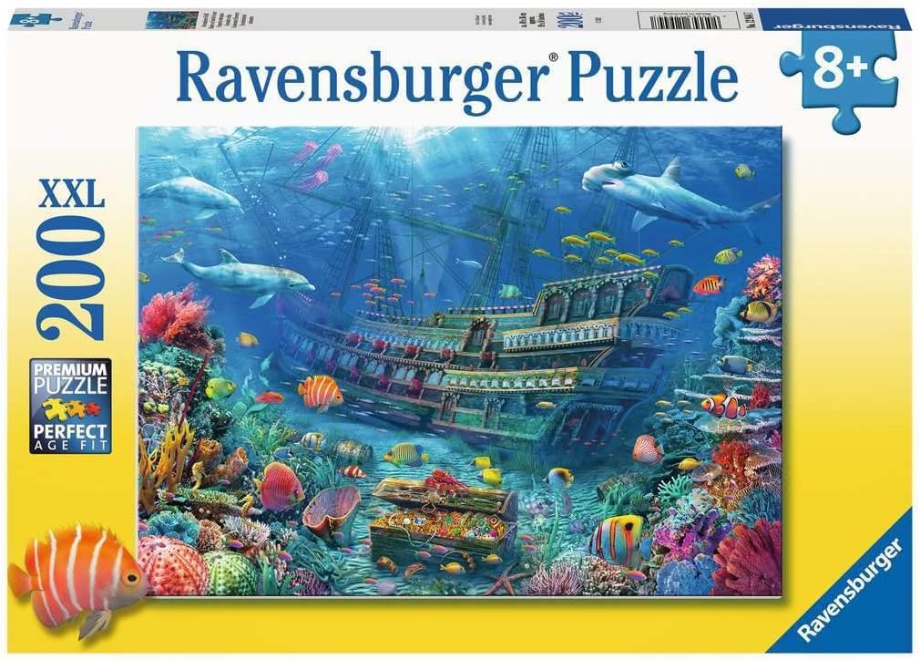 Puzzle Ravensburger din 200 XXL piese - Nava scufundată