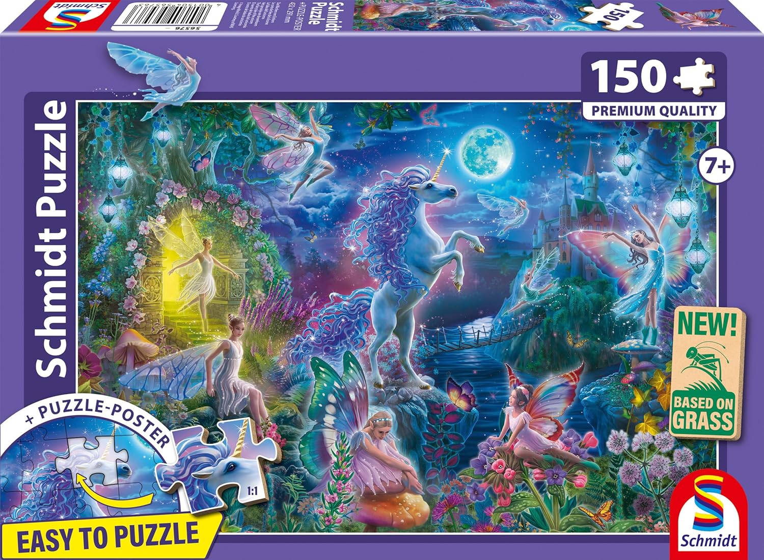 Puzzle pentru copii Schmidt din 150 piese - Povestea Unicornului