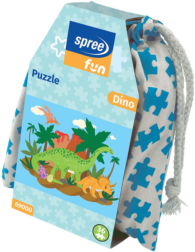 Puzzle pentru copii  Spree din  36 piese - Dinozauri