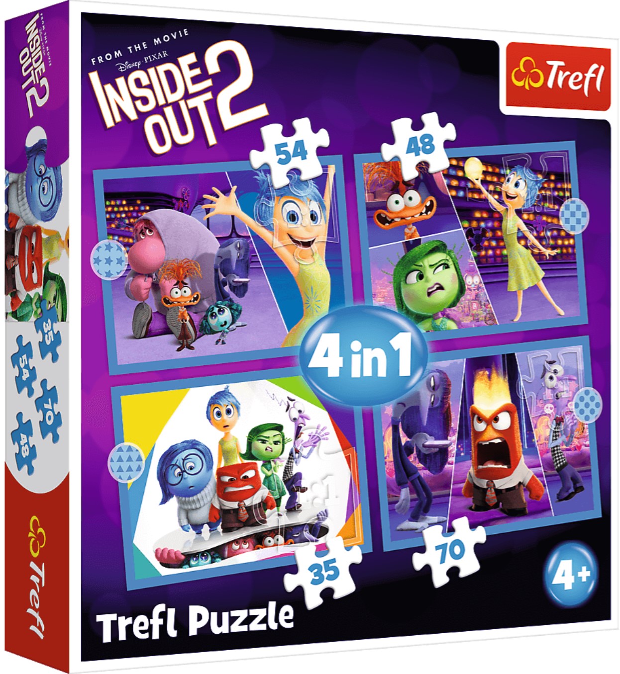 Puzzle Trefl 4 in 1 - Din interior spre exterior 2