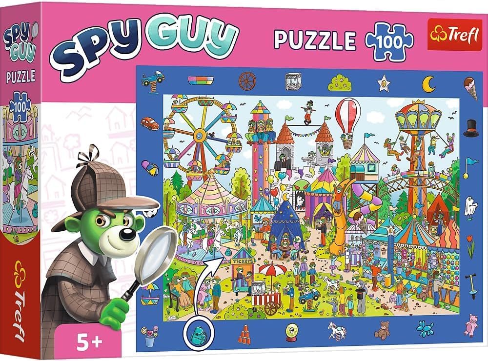 Puzzle Trefl 100 de piese - Parc de distracții