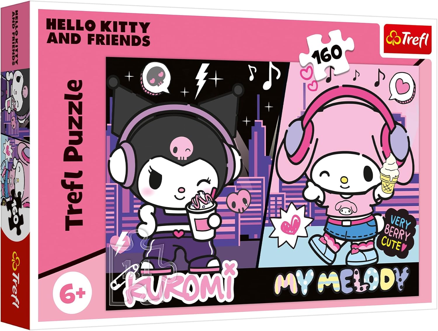 Puzzle Trefl de 160 de piese - Regulile lui Kuromi