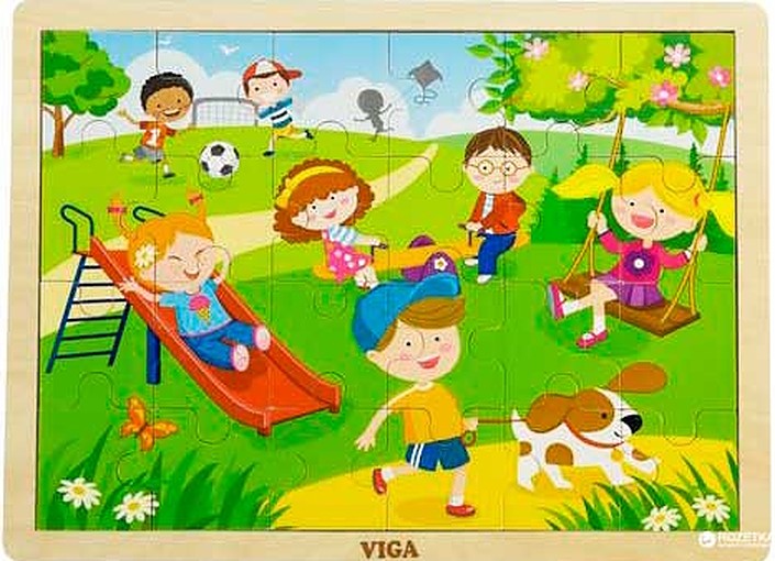 Puzzle pentru copii Viga - Primăvara, 24 piese