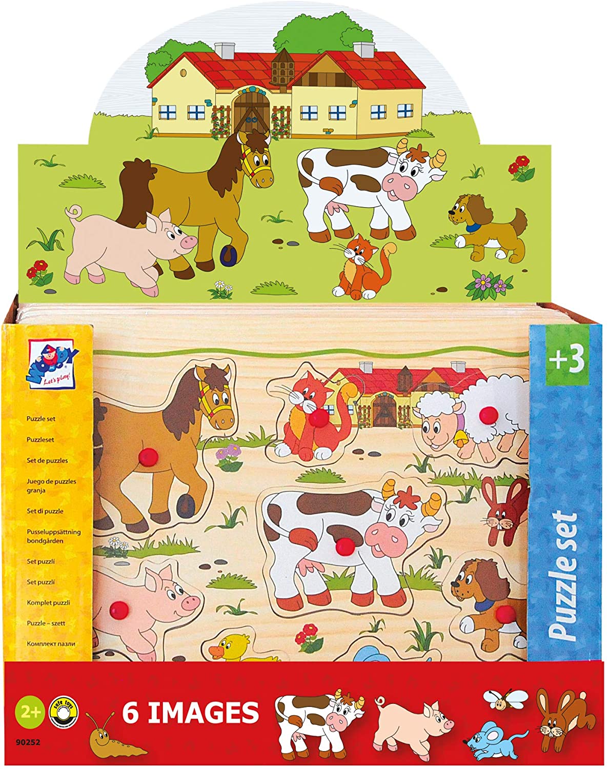 Puzzle pentru copii Woody - 6 tipuri, sortiment