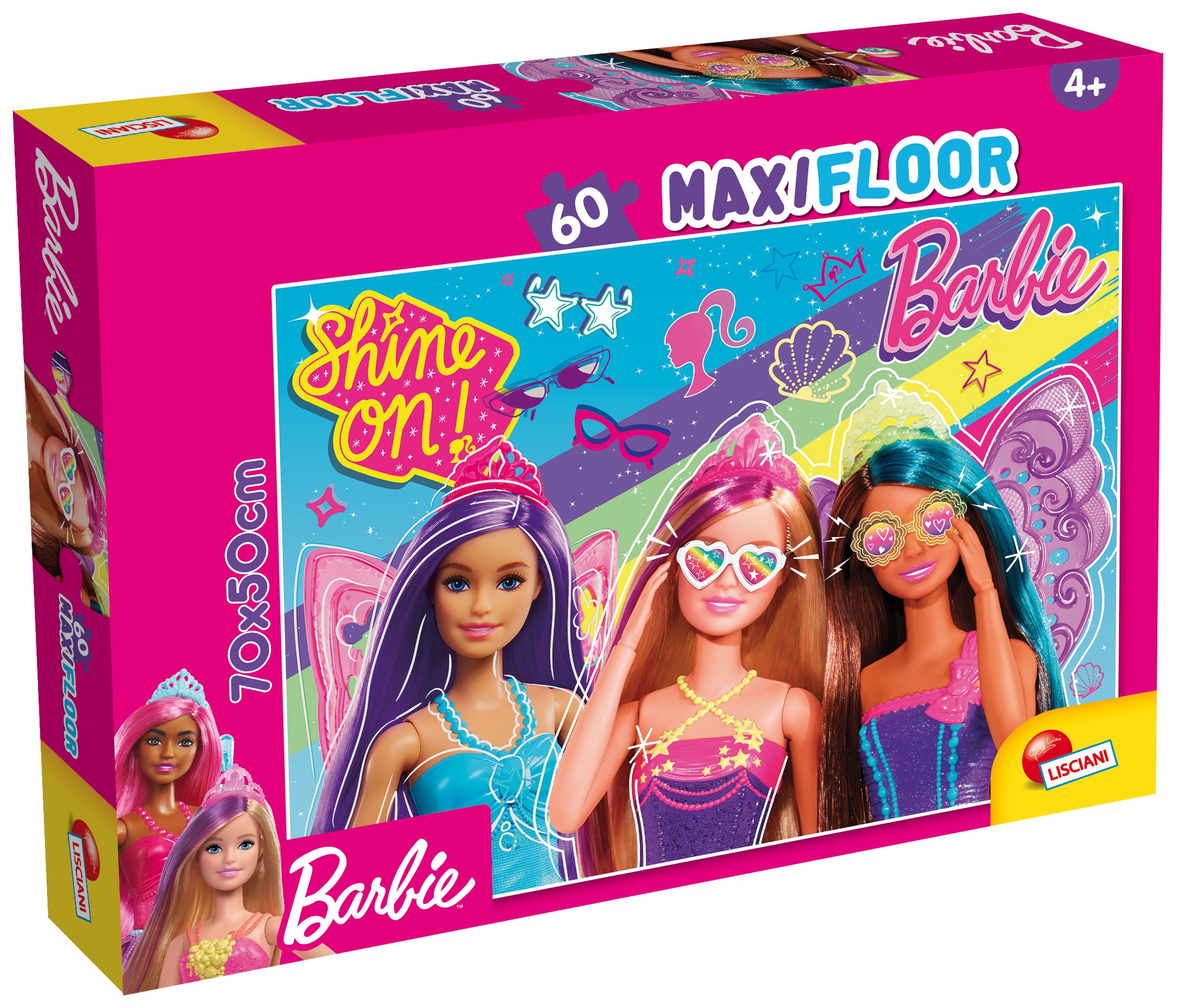 Puzzle de podea pentru copii Lisciani din 60 XXL piese - Barbie