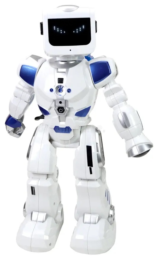 Robot pentru copii Sonne - Reflector, alb