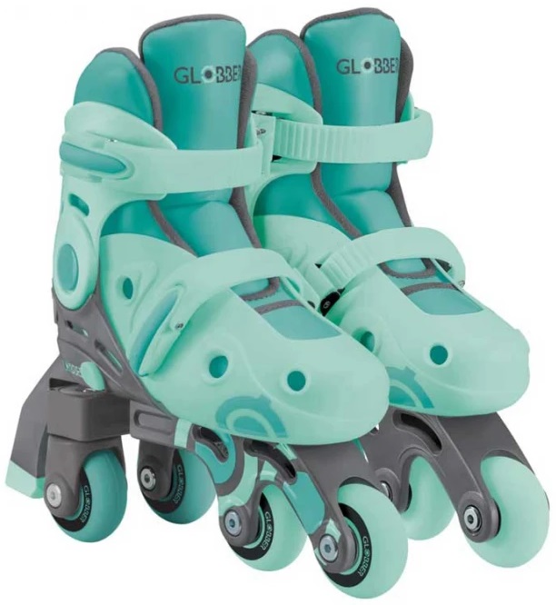 Patine cu rotile pentru copii 2 in 1 Globber - Learning Inline Skates, dimensiuni 26-29, ment