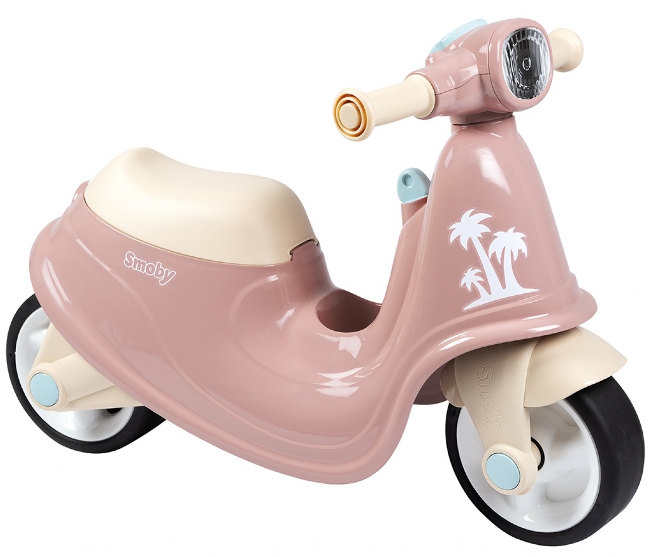 Scuter pentru copii de împins Smoby - Roz