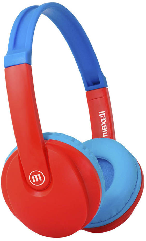 Căști pentru copii Maxell - BT350, rosu/albastru