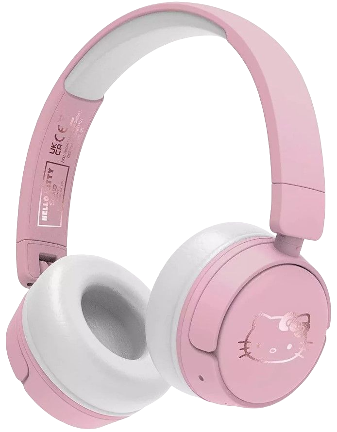 Căști pentru copii  OTL Technologies - Hello Kitty, wireless roz
