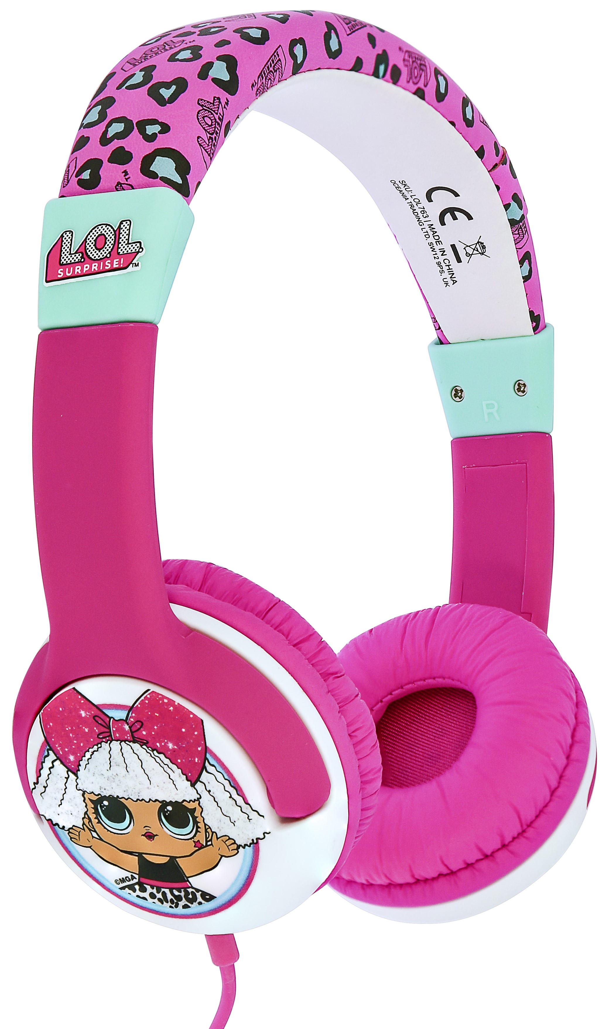 Căști pentru copii OTL Technologies - L.O.L. My Diva, roz