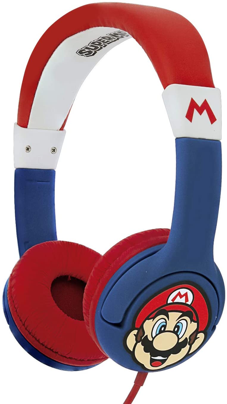 Căști pentru copii OTL Technologies - Super Mario, albastre