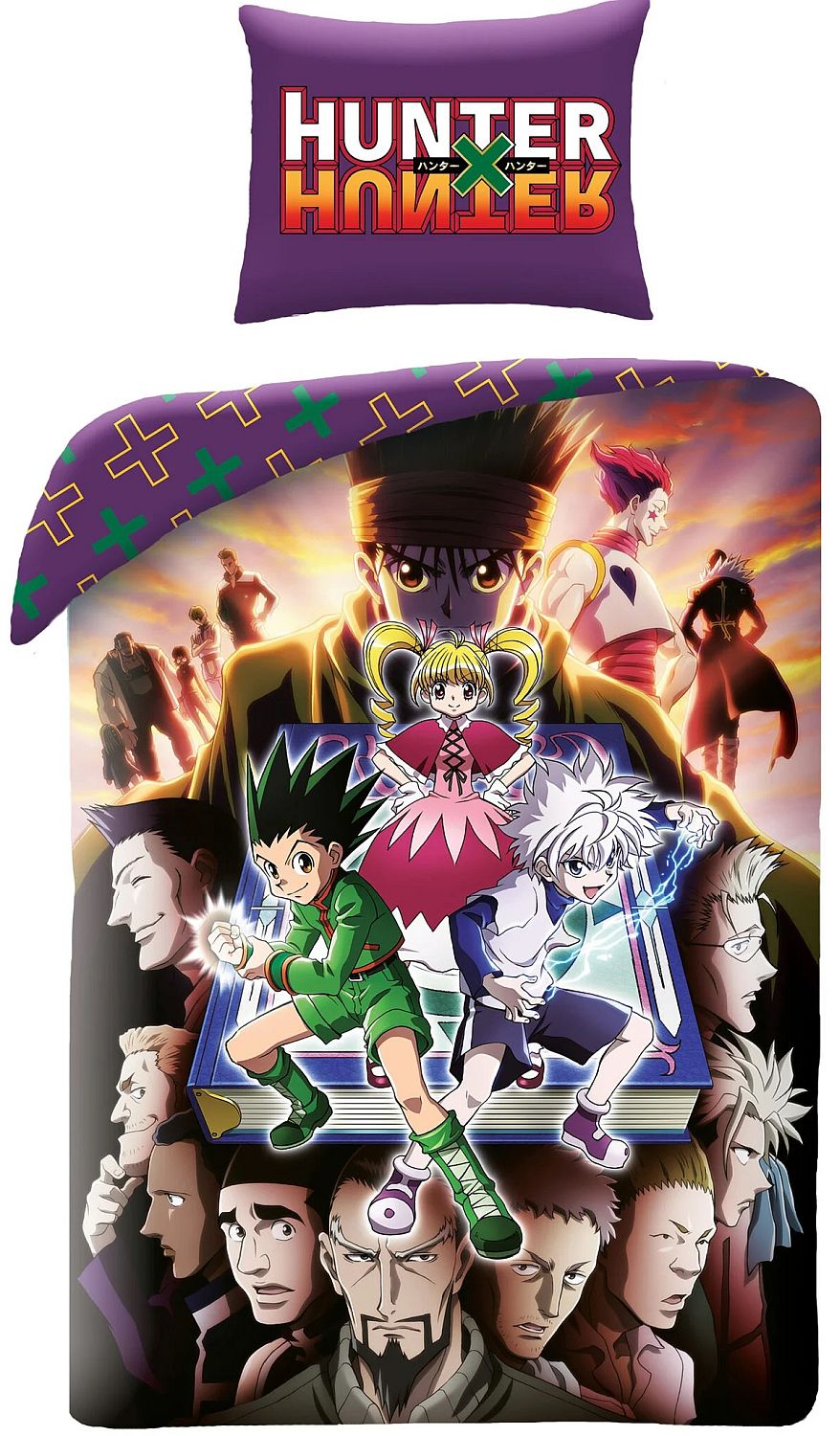 Set lenjerie de pat copii  Halantex - Hunter x Hunter