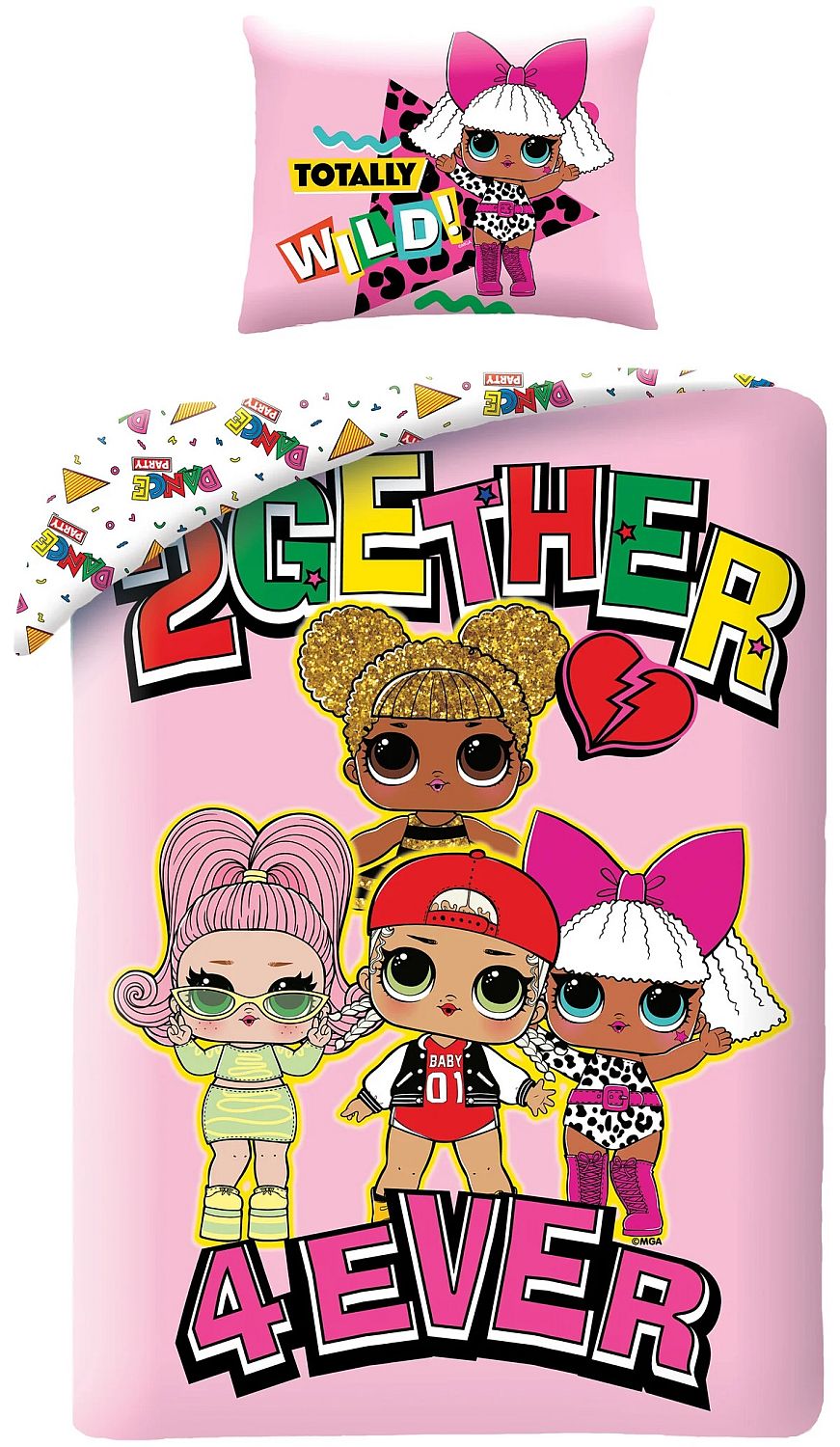 Set dormitor copii  Halantex - L.O.L. Surprise, 2gether 4ever