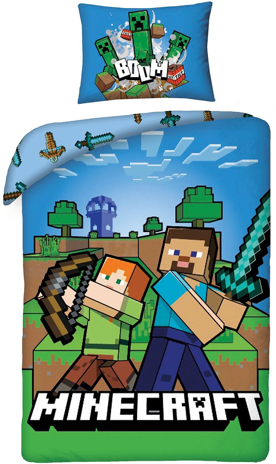 Set dormitor pentru copii Halantex - Minecraft Boom